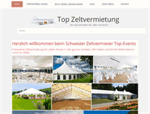 Tablet Screenshot of fest-zelt.ch